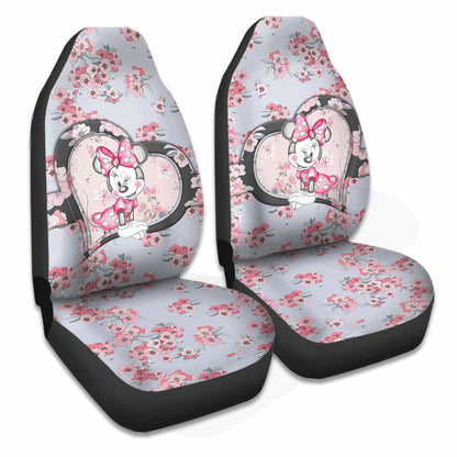 Magic Pink Flower - Mouse Seat Covers