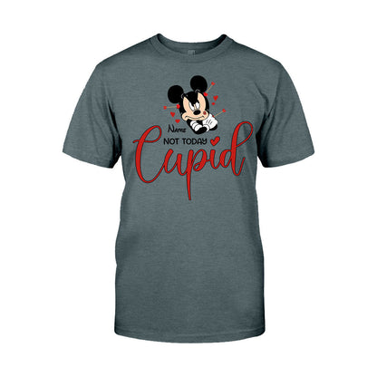 Not Today Cupid - Personalized Valentine Mouse T-shirt and Hoodie