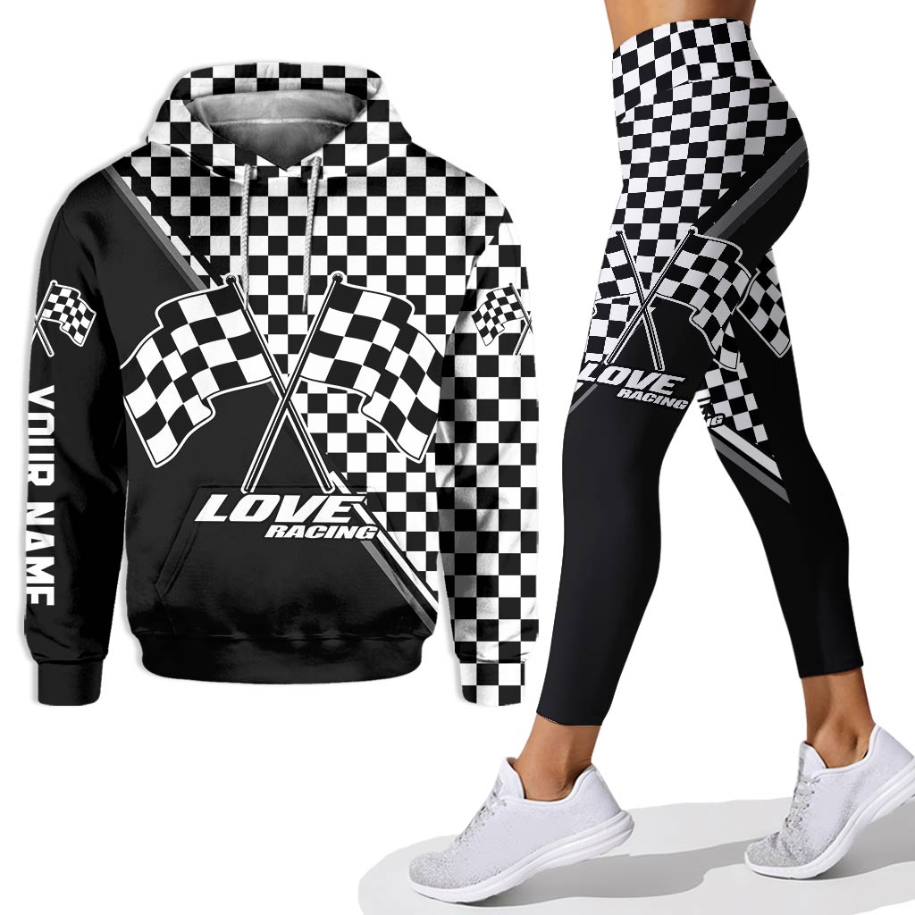 Love Racing - Personalized Racing Hoodie and Leggings