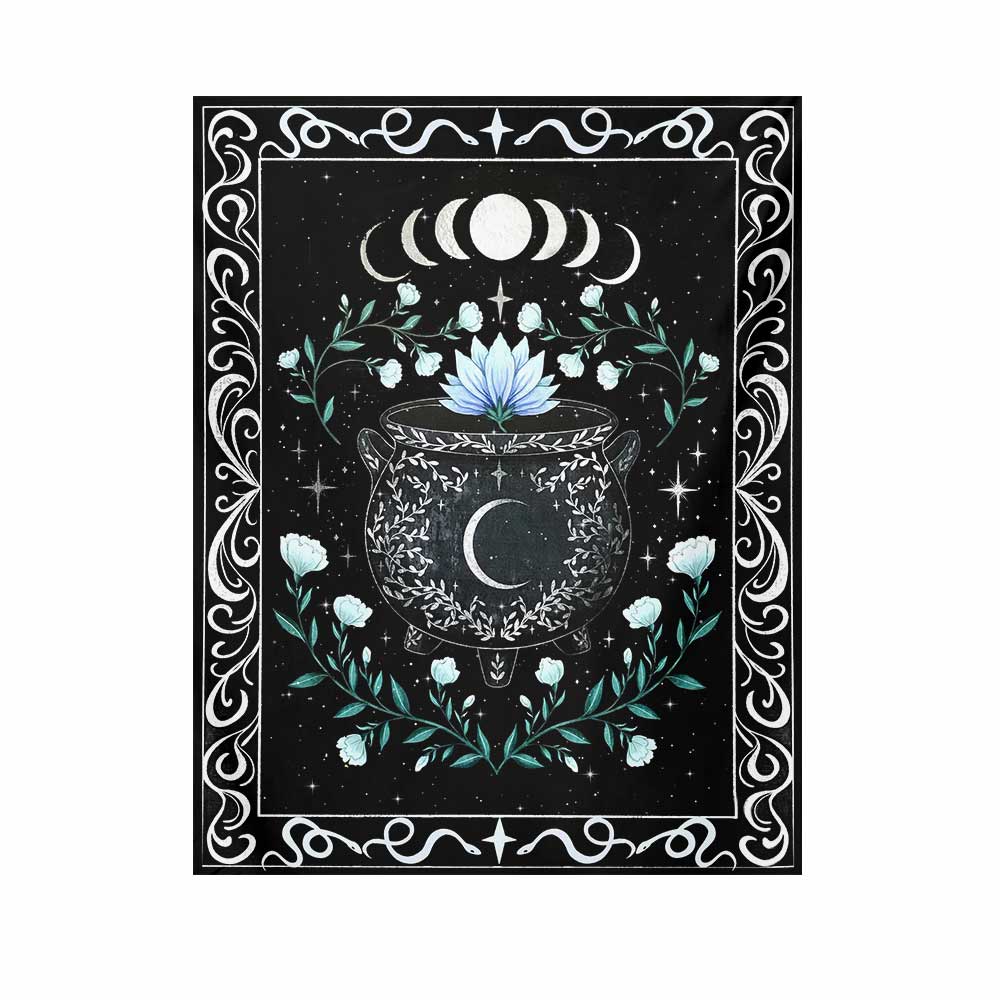 Witch Cauldron - Witch Wall Tapestry