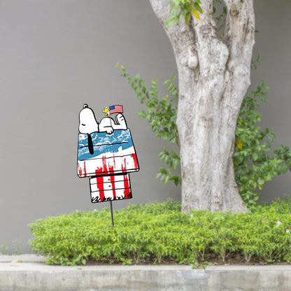 There's No Place Like Home - Independence Day Metal Garden Art