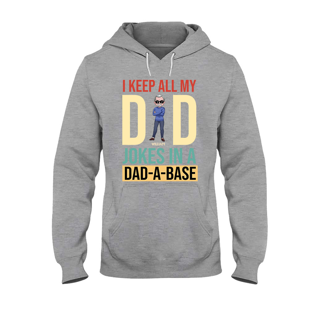 I Keep All My Dad Jokes - Personalized Father's Day T-shirt and Hoodie