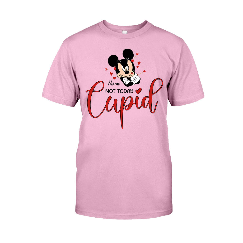 Not Today Cupid - Personalized Valentine Mouse T-shirt and Hoodie