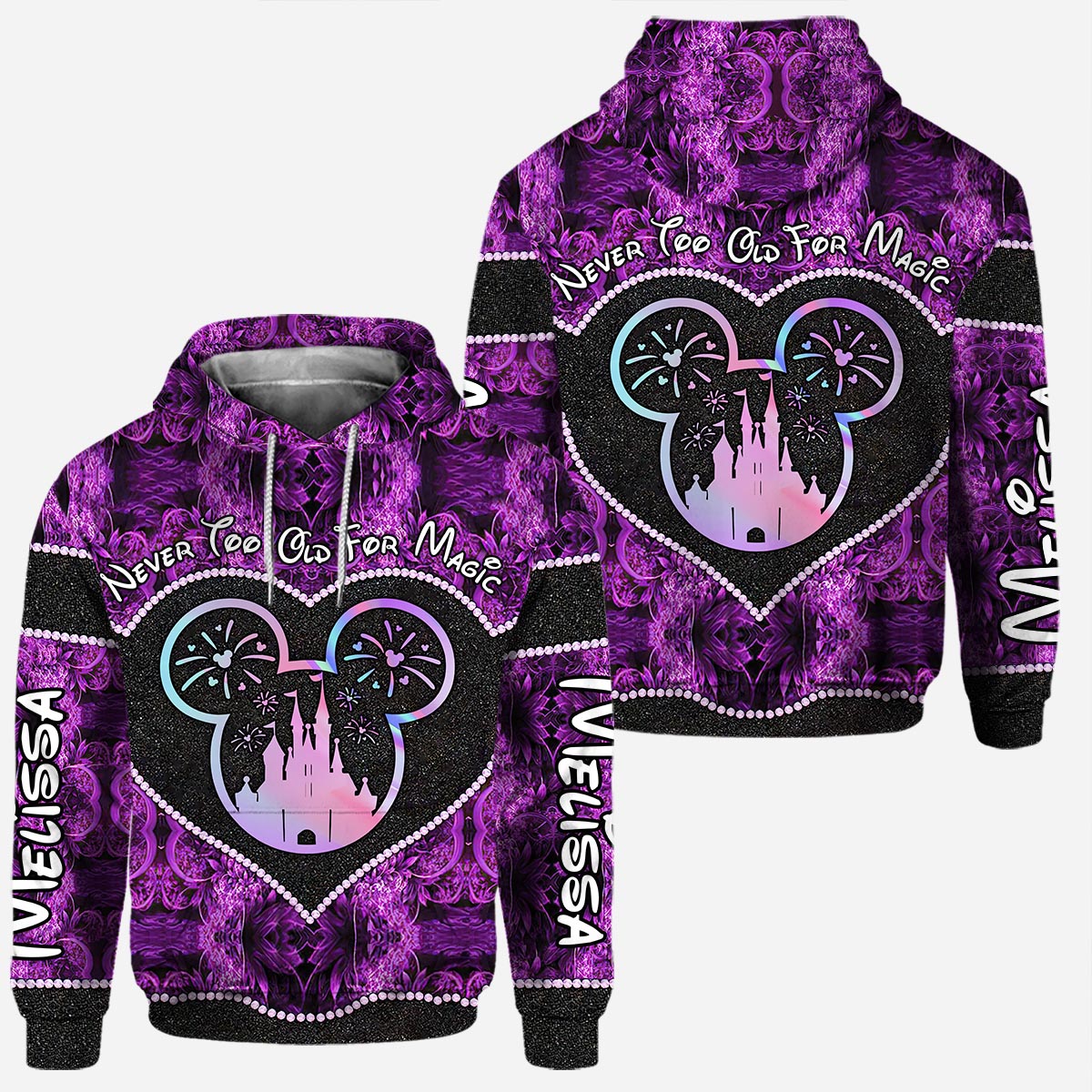 Travel Set - Personalized Mother's Day Mouse Hoodie and Leggings