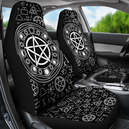 Wiccan Star - Witch Seat Covers 0822