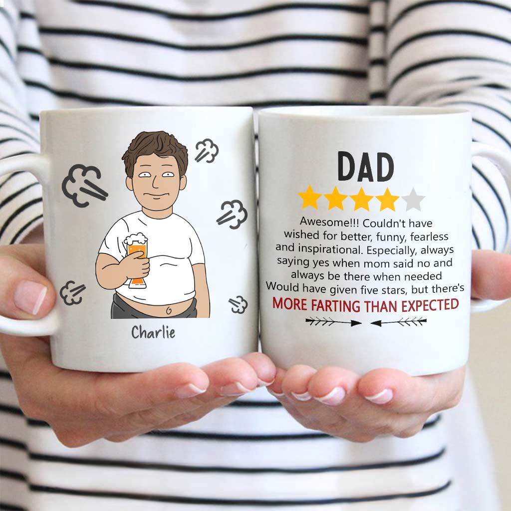 Review Dad - Personalized Father's day Mug