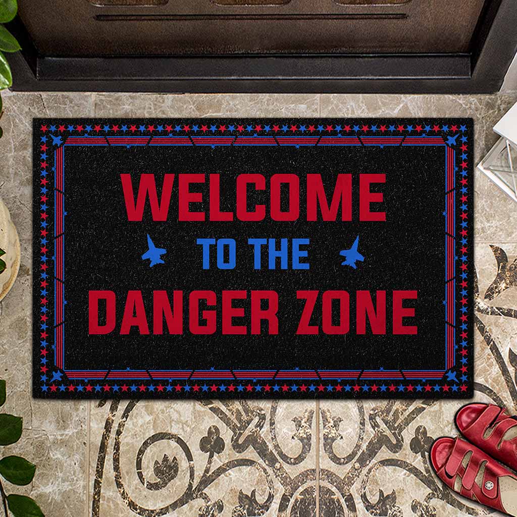 Welcome To The Danger Zone - Independence Day Top Gun Doormat