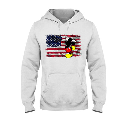 God Bless America - Independence Day Mouse T-shirt and Hoodie