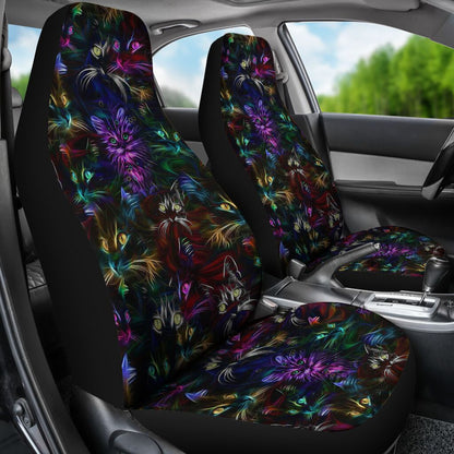 Colorful Cat Cat Seat Covers 0622