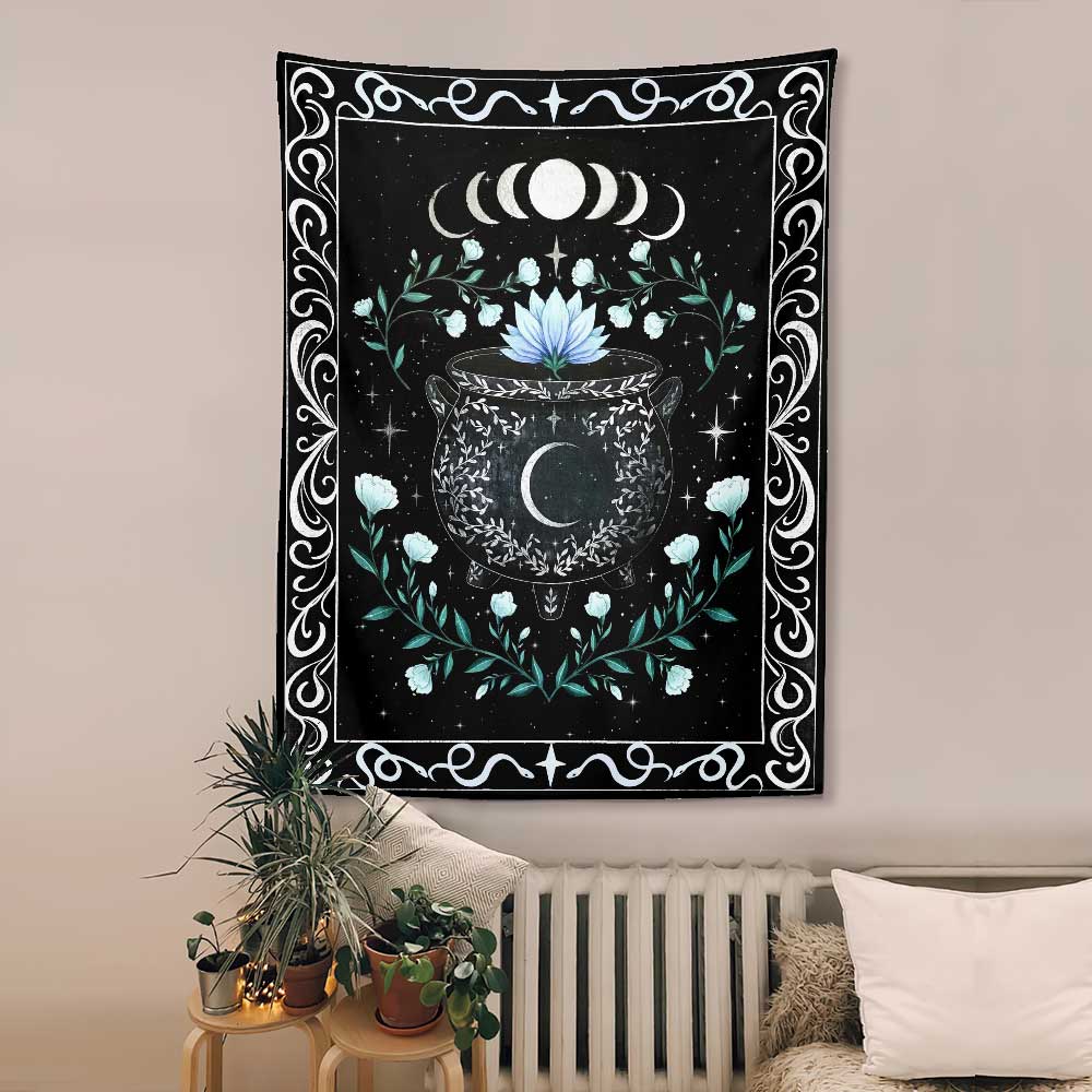 Witch Cauldron - Witch Wall Tapestry