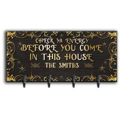 Check Ya Energy - Personalized Witch Key Rack
