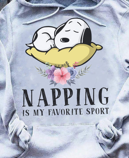 Napping T-shirt and Hoodie 0823