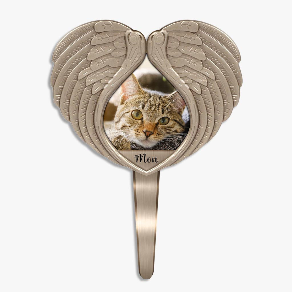 Don't Cry For Me - Personalized Christmas Cat Acrylic Plaque Stake (Printed On 1 Side)