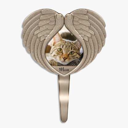 Don't Cry For Me - Personalized Christmas Cat Acrylic Plaque Stake (Printed On 1 Side)