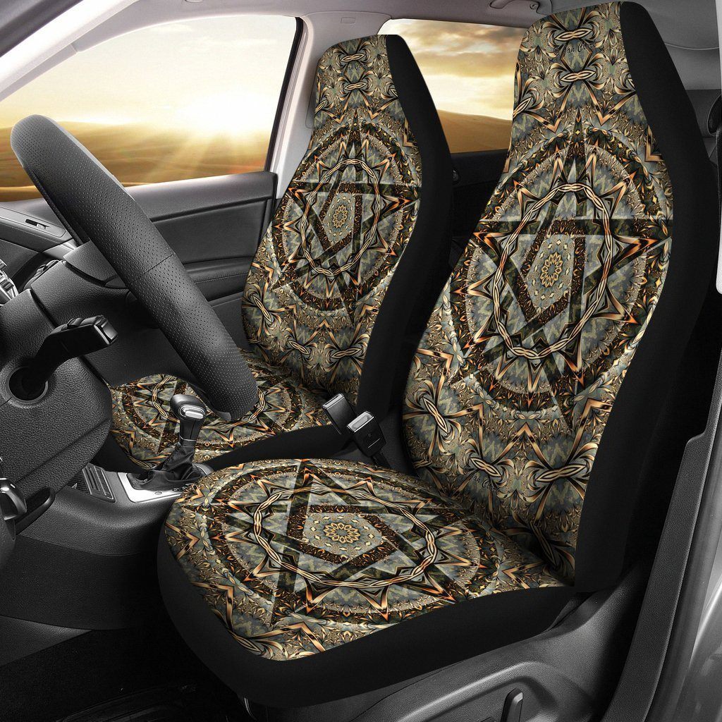 Pentacle Wicca - Witch Seat Covers 0822