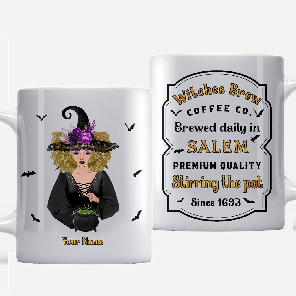 Witches Brew Coffee Co. - Personalized Halloween Witch Mug