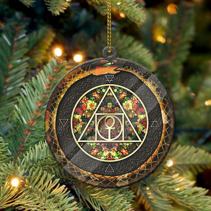 The Sacred Alchemy of Life - Witch Ornament (Printed On Both Sides) 1022