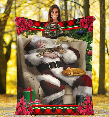 All I Want For Christmas Is A Nap Cat Blanket 0622