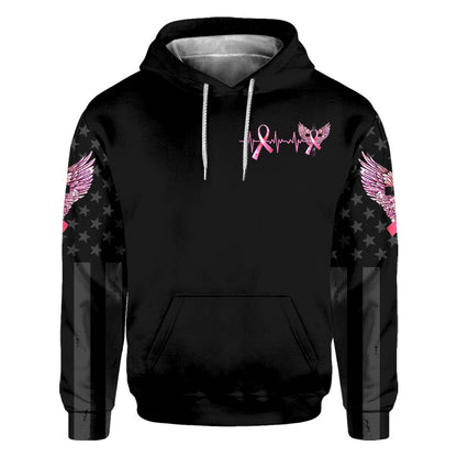 Hope Wings - Breast Cancer Awareness All Over T-shirt and Hoodie 1021
