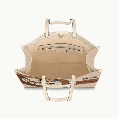 Beach Please - Personalized Sea Lover Leather Handbag