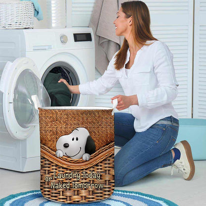 Laundry Today - Storage Basket With 3D Pattern Print