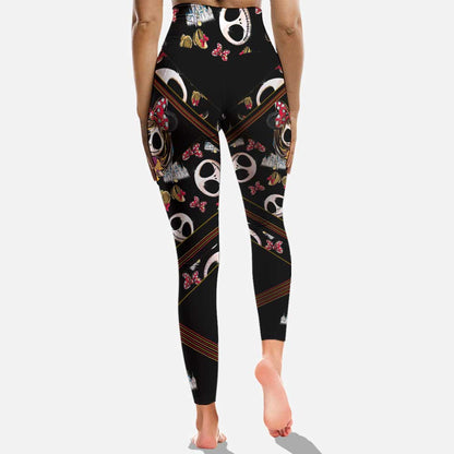 Mouse Ears And Nightmare - Personalized Cross Tank Top and Leggings