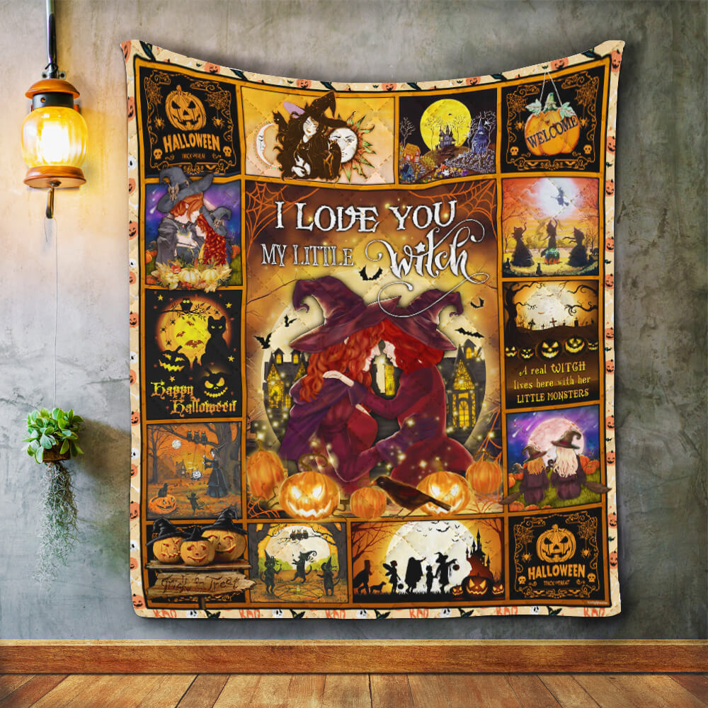 I Love You My Little Witch - Witch Quilt 0822