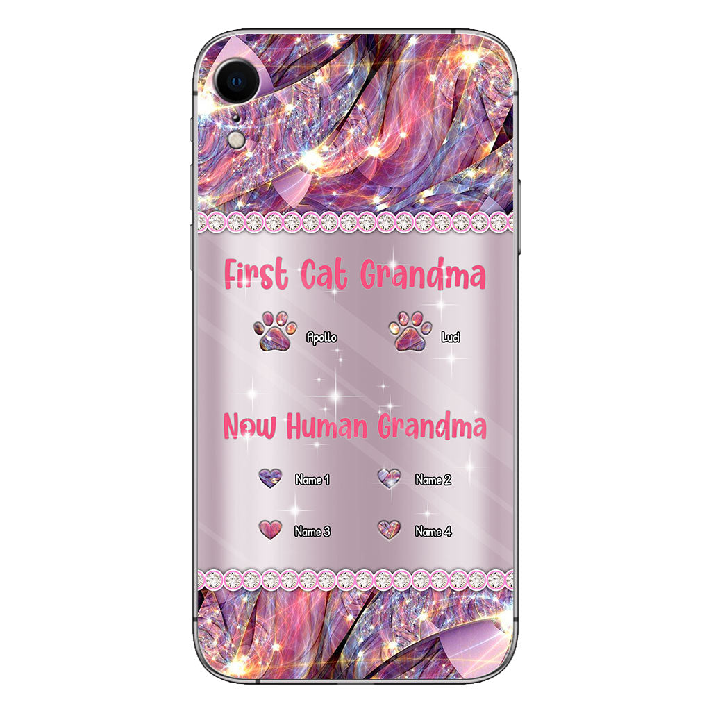 Cat Grandma Human - Personalized Mother's Day Phone Case