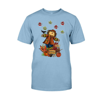 Grandma - Personalized Fall Grandma T-shirt and Hoodie