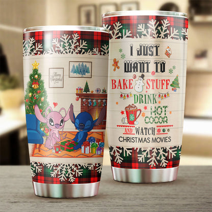 Bake Stuff Drink Hot Cocoa Ohana Tumbler 0823
