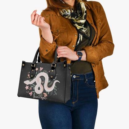 Witchy Snake - Personalized Witch Leather Handbag