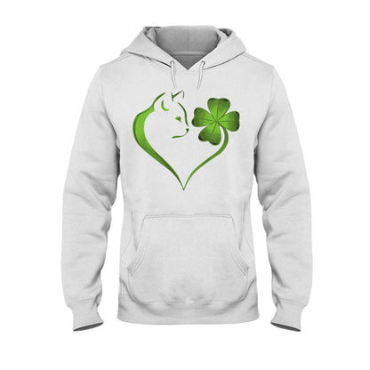 Cat Heart Irish - T-shirt and Hoodie 0119