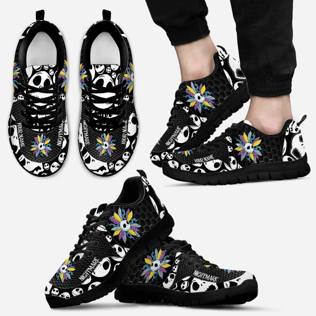 Hello Darkness - Personalized Nightmare Sneakers