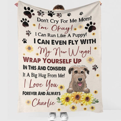 Don't Cry For Me Mom - Personalized Mother's Day Dog Blanket