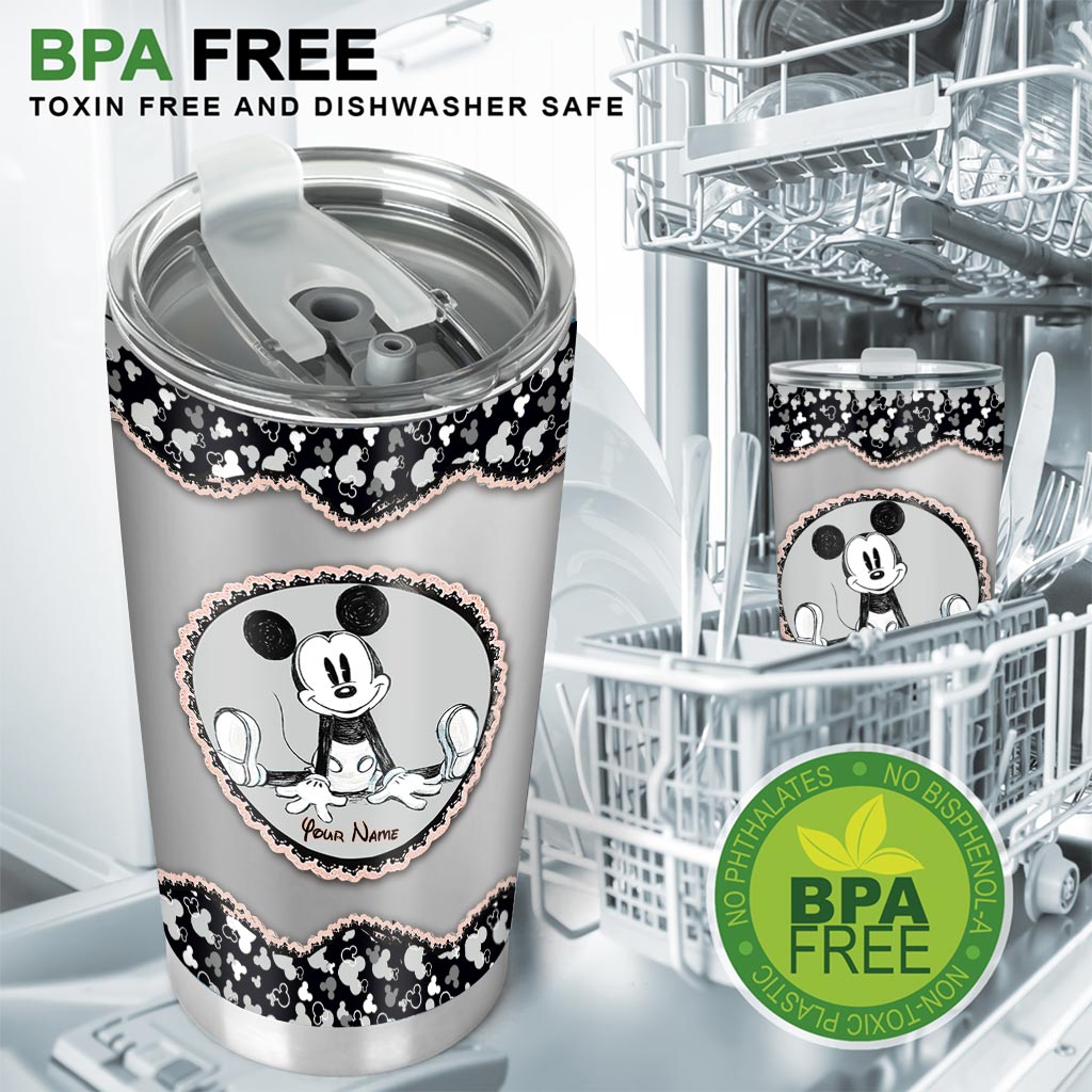 Lovely Mouse Ears - Personalized Tumbler