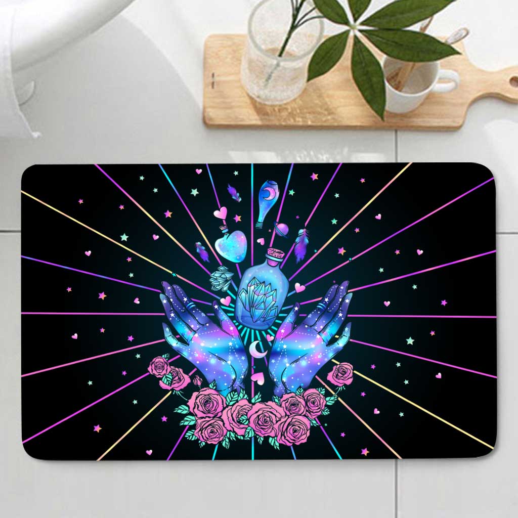 Magic Witch - Bathroom Curtain & Mats Set