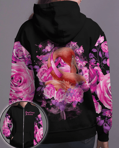 Flamingo Breast Cancer Awareness - Breast Cancer Awareness All Over T-shirt and Hoodie 0822