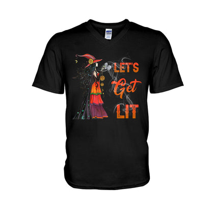 Let's Get Lit - Witch T-shirt and Hoodie