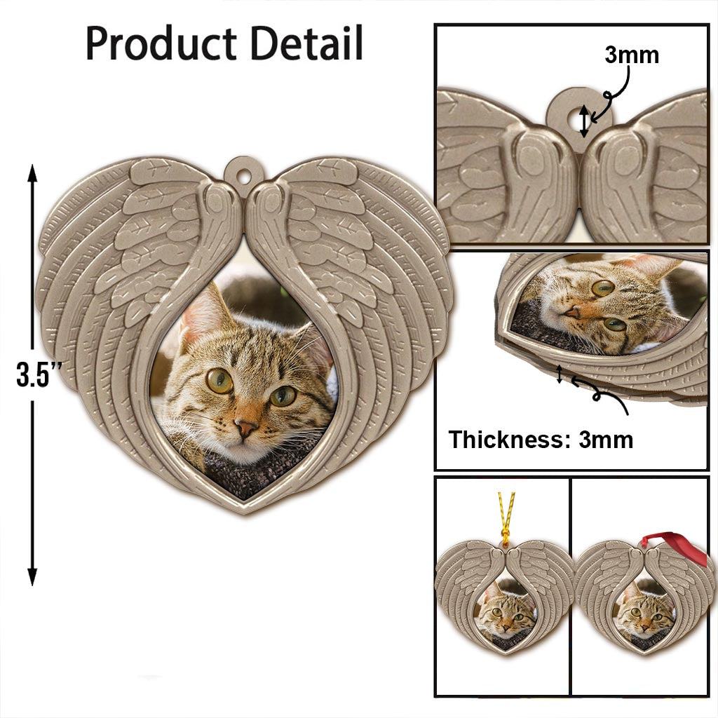 Don't Cry For Me - Personalized Christmas Cat Ornament (Printed On Both Sides)