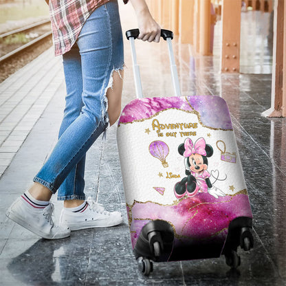 Adventure Is Out There - Personalized Mouse Luggage Cover