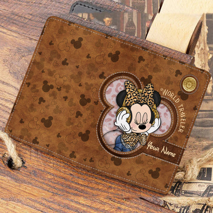 World Traveler - Personalized Mouse Passport Holder