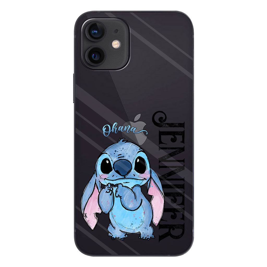 Ohana - Personalized Ohana Clear Phone Case