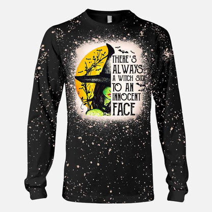 There's Always A Witch Side - Handmade Bleached Shirts