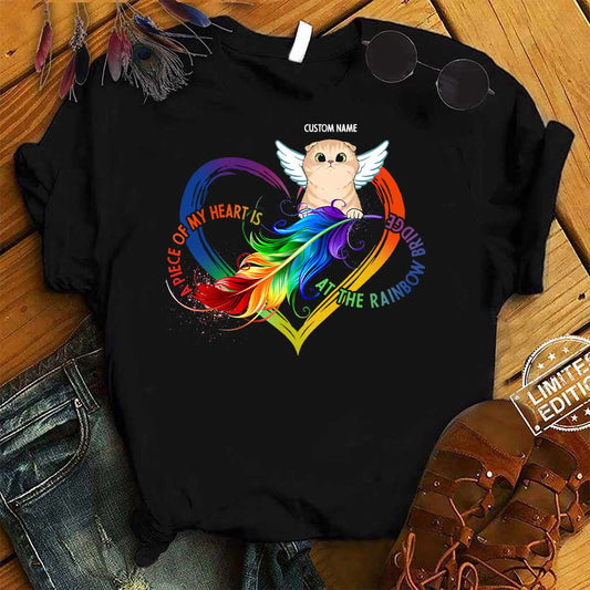 A Piece Of My Heart - Personalized Cat T-shirt and Hoodie