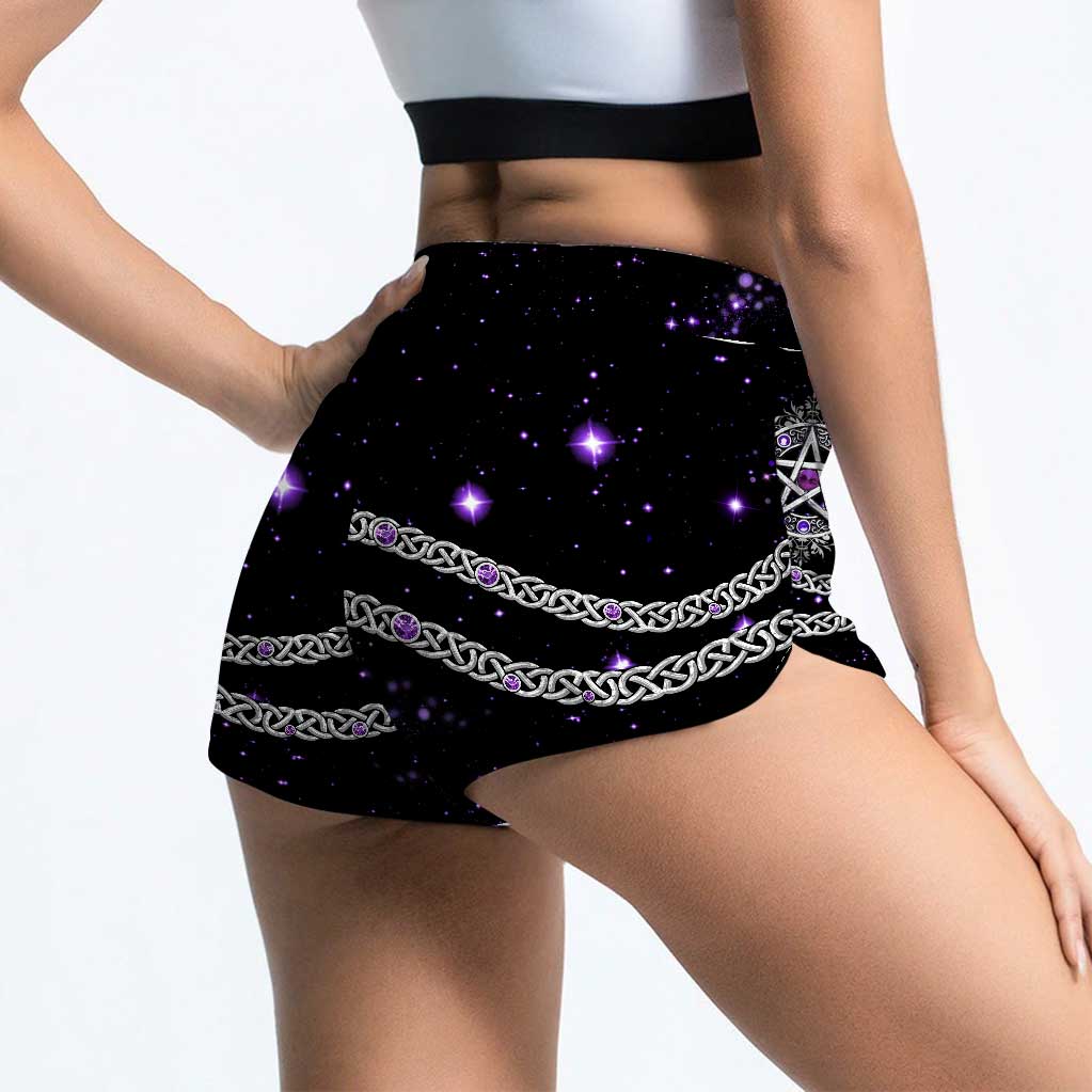 Witch Please - Hollow Tank Top and Women Shorts