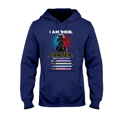 I Am Their Father - Personalized Father's Day T-shirt and Hoodie