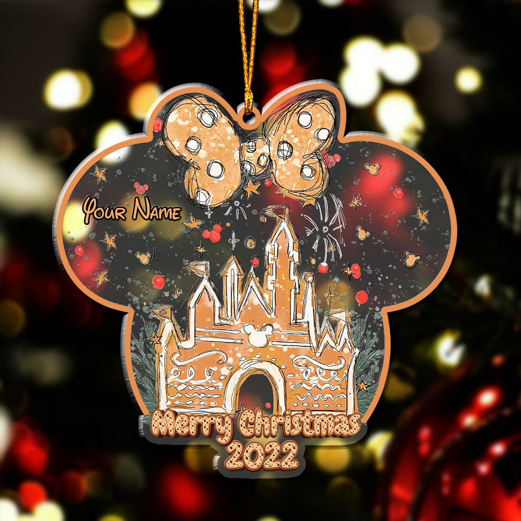 Magical Cookie - Personalized Christmas Mouse Transparent Ornament