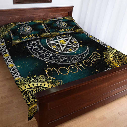 Stay Wild Moon Child Witch - Personalized Quilt Set