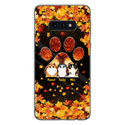Hello Fall - Personalized Cat Phone Case
