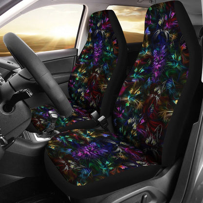 Colorful Cat Cat Seat Covers 0622
